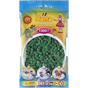 HAMA 207-10 – Bügelperlen grün 1000 Stück